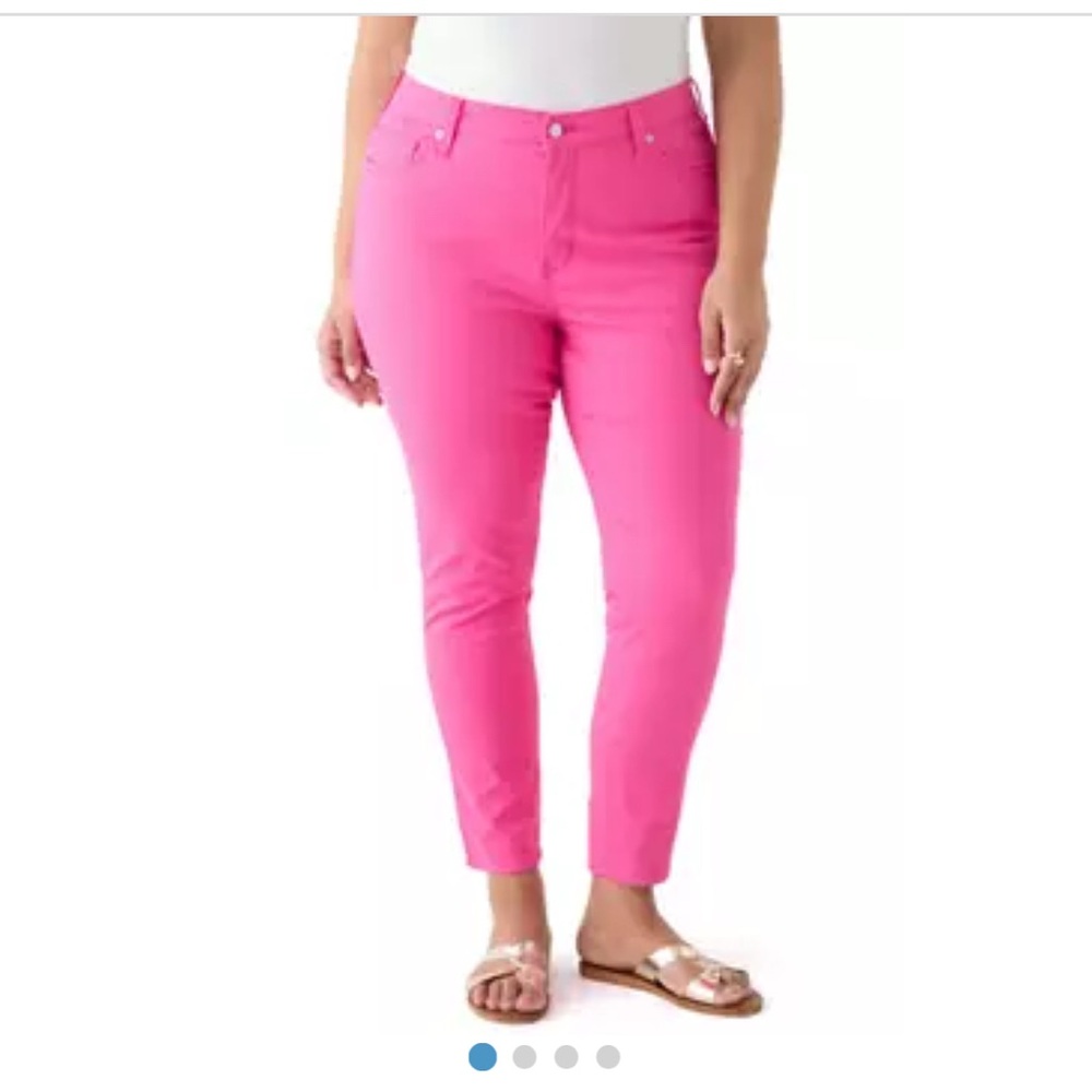 Pink Midrise Jeans
